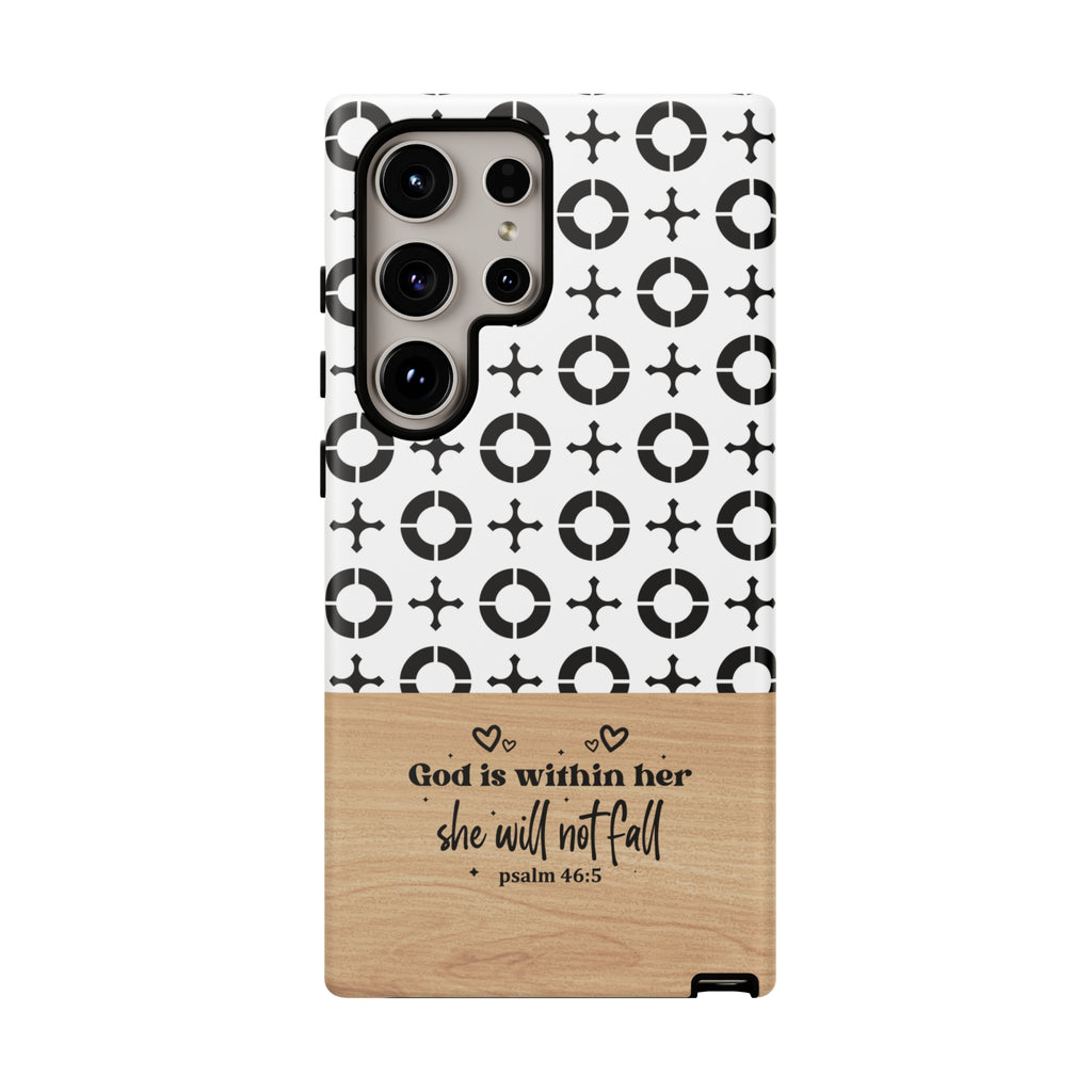 Psalm 46:5 God Is Within Her She Will Not Fall Christian Phone Case