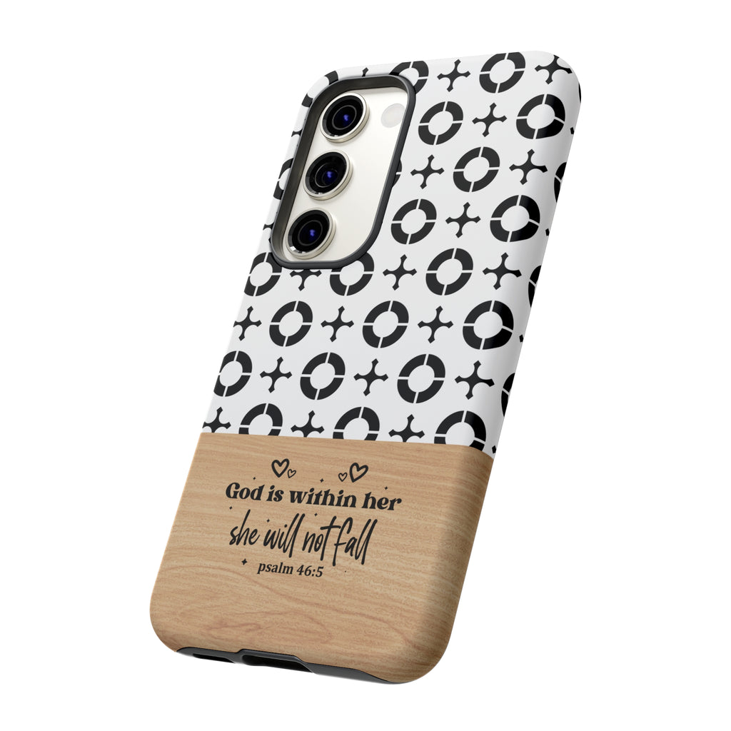 Psalm 46:5 God Is Within Her She Will Not Fall Christian Phone Case