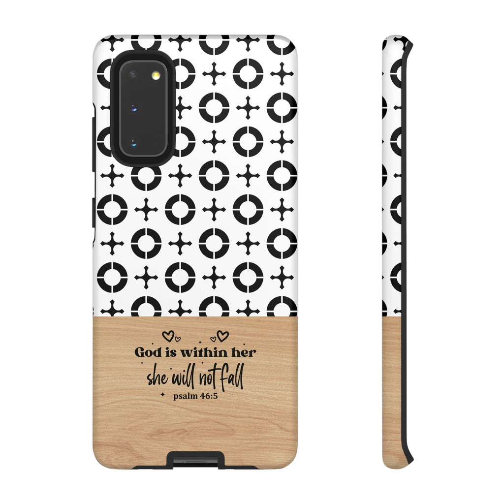 Psalm 46:5 God Is Within Her She Will Not Fall Christian Phone Case