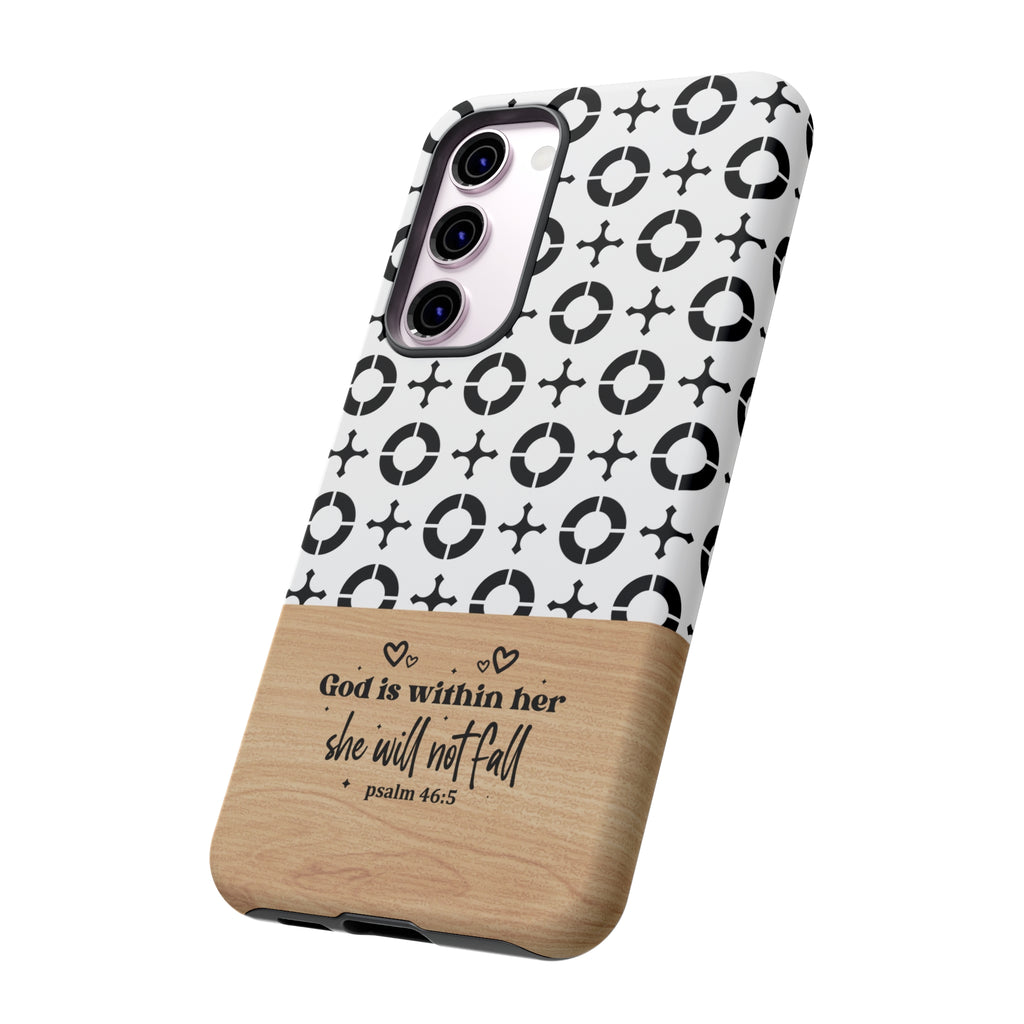 Psalm 46:5 God Is Within Her She Will Not Fall Christian Phone Case