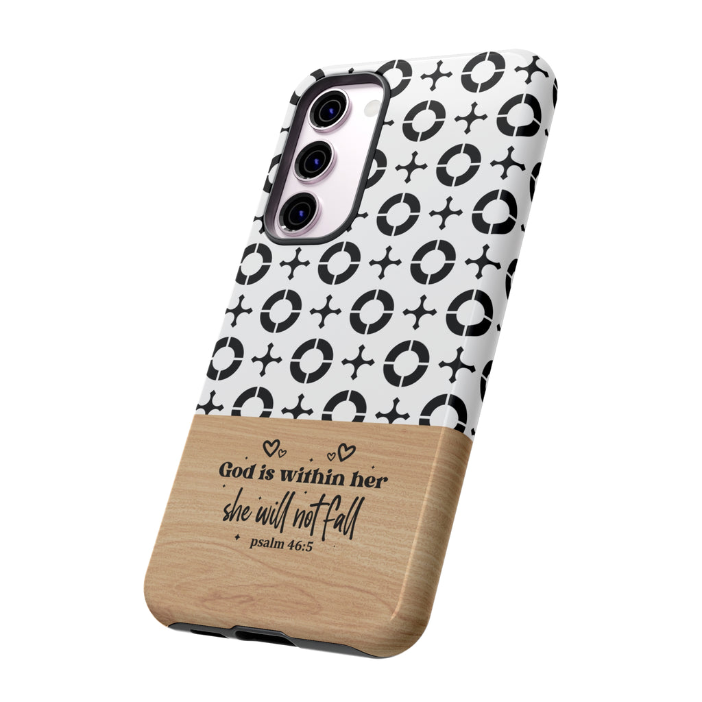 Psalm 46:5 God Is Within Her She Will Not Fall Christian Phone Case