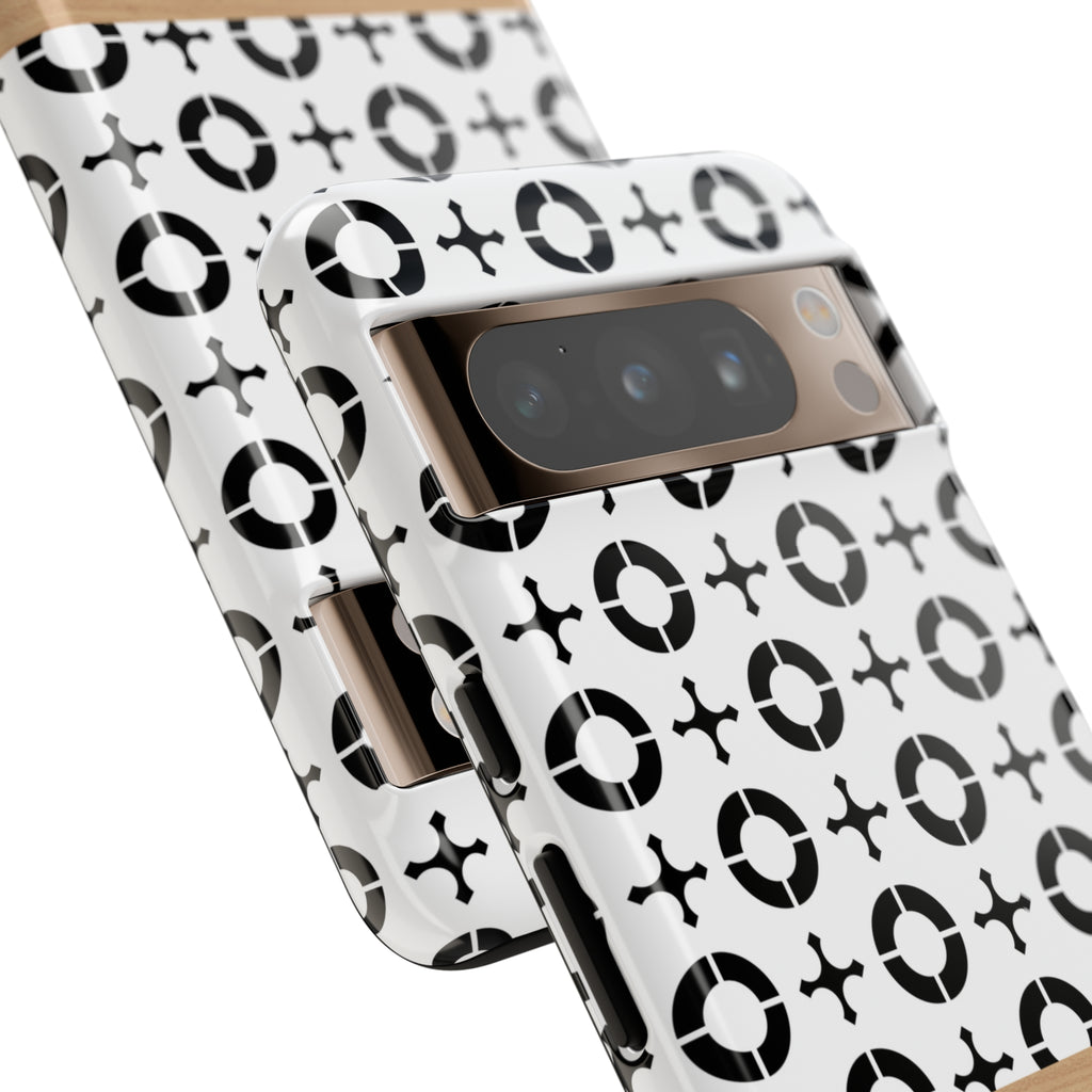 Psalm 51:10 Phone Case Create In Me A Clean Heart Tile Cross Wood Pattern iPhone Samsung Google Pixel Phone Case