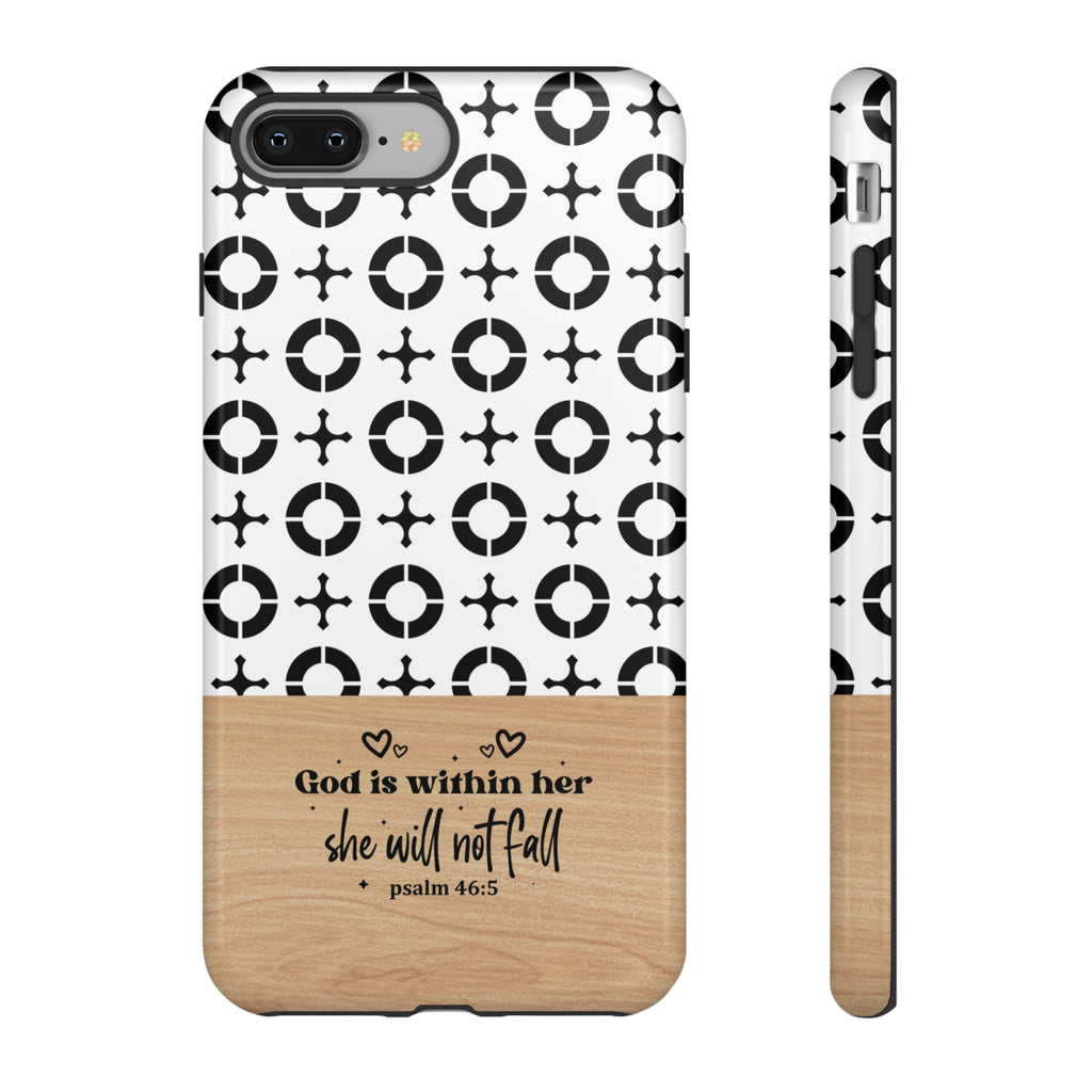 Psalm 46:5 God Is Within Her She Will Not Fall Christian Phone Case