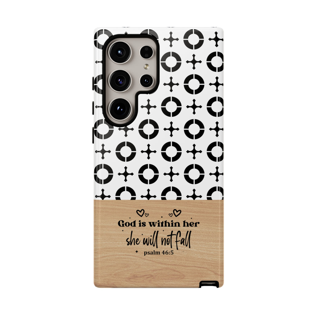 Psalm 46:5 God Is Within Her She Will Not Fall Christian Phone Case