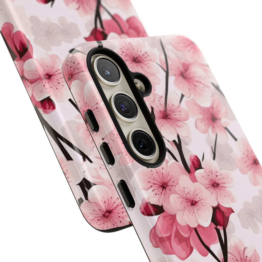 God Is Within Her Psalm 46:5 Floral Cherry Blossom Premium Christian iPhone Samsung Galaxy Google Pixel Phone Case