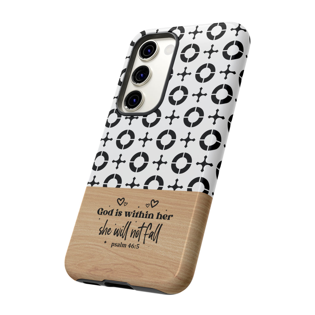 Psalm 46:5 God Is Within Her She Will Not Fall Christian Phone Case