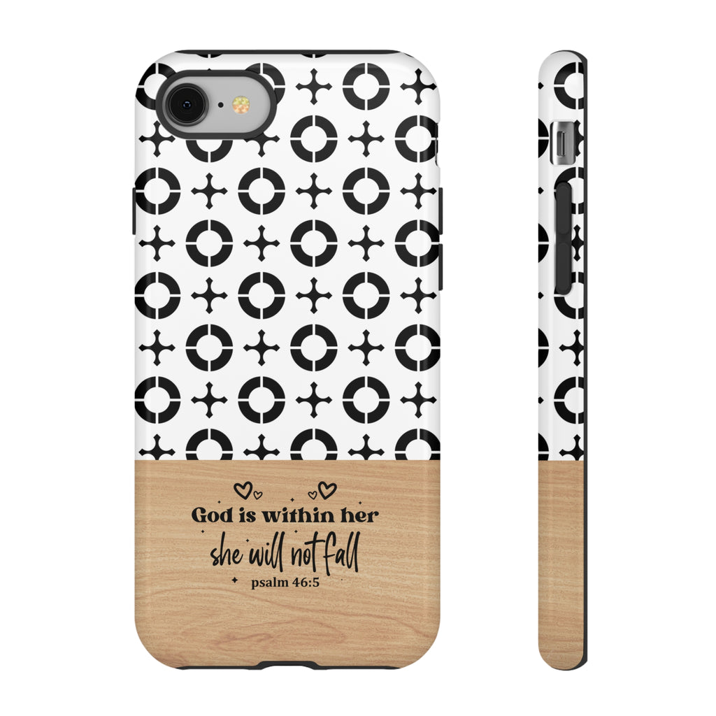 Psalm 46:5 God Is Within Her She Will Not Fall Christian Phone Case