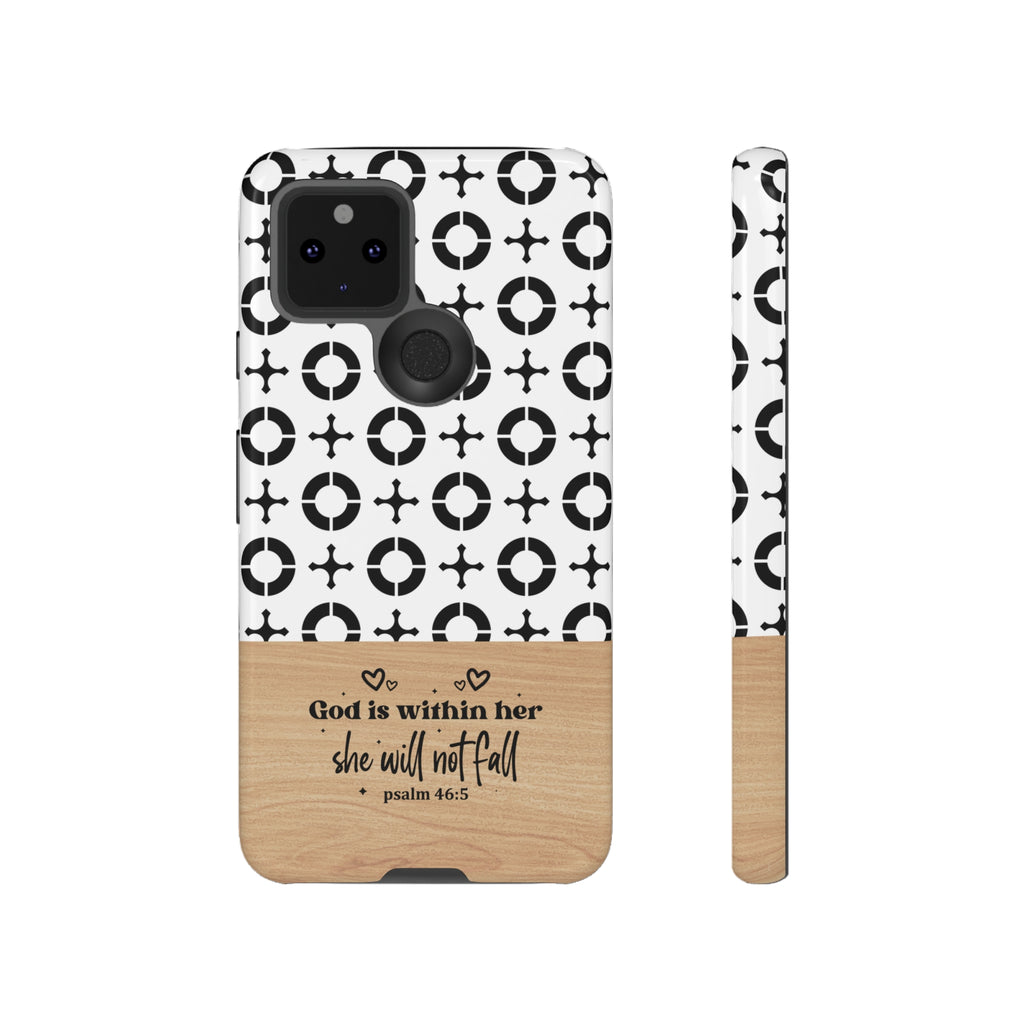 Psalm 46:5 God Is Within Her She Will Not Fall Christian Phone Case