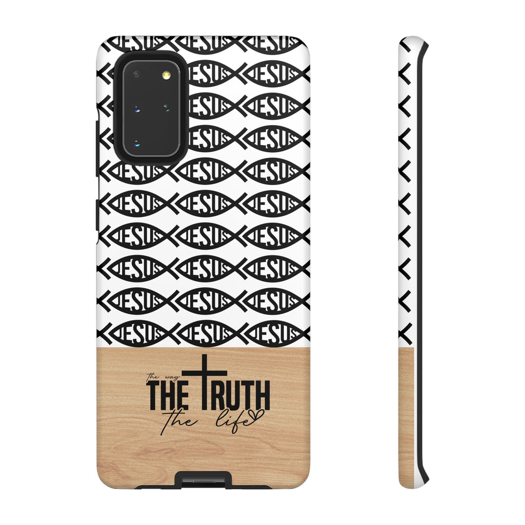 John 14:6 The Way The Truth The Life iPhone Samsung Galaxy Google Pixel Premium Christian Phone Case