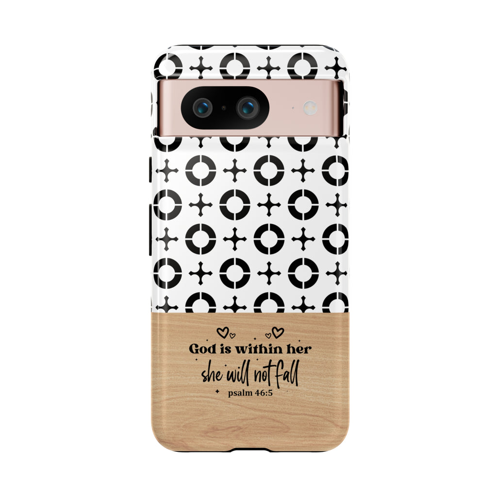 Psalm 46:5 God Is Within Her She Will Not Fall Christian Phone Case