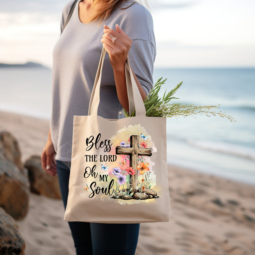 Bless The Lord Oh My Soul Christian Tote Bag