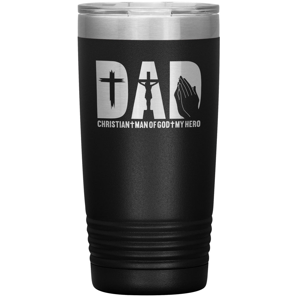 Man Of Faith Premium Tumbler For Christian Dads