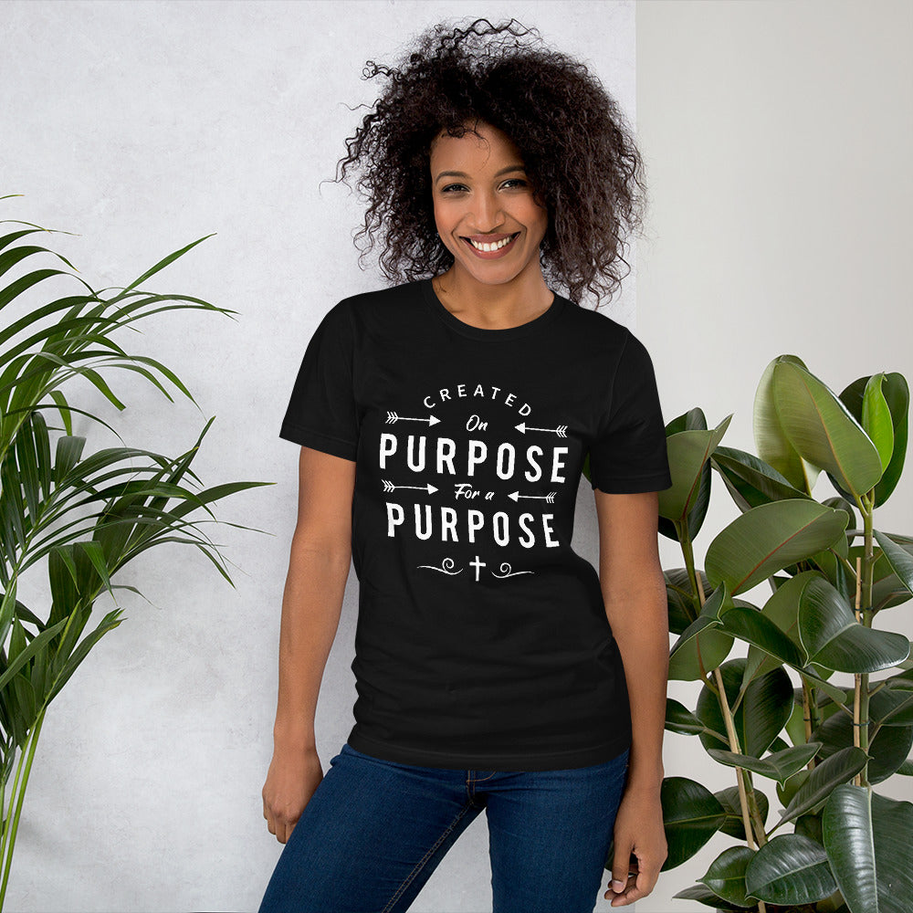 Created On Purpose For A Purpose Ladies Tees