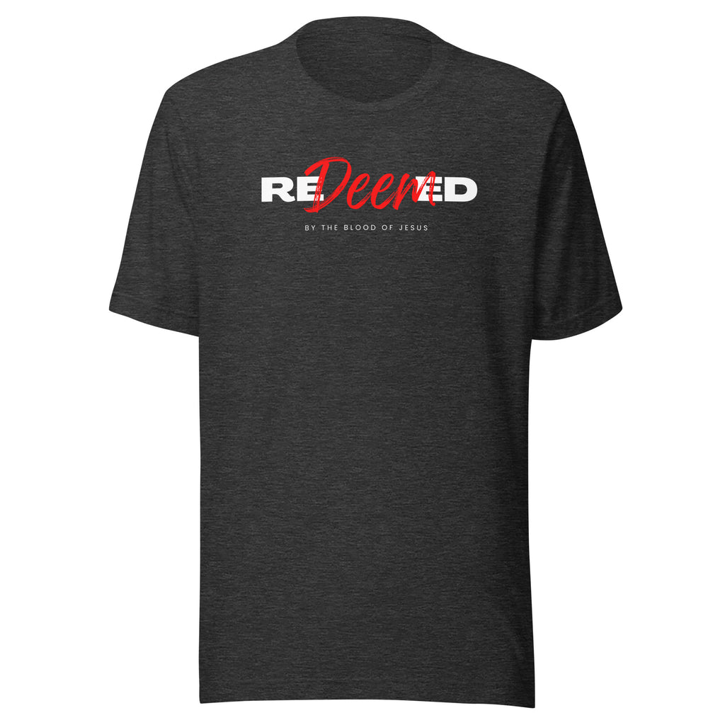 Redeemed By The Blood Of Jesus Premium Christian T-Shirt