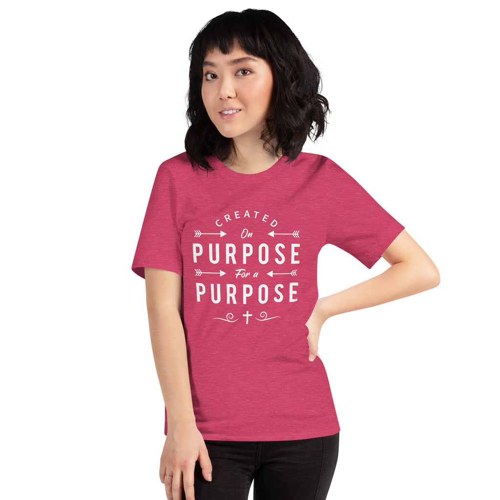 Created On Purpose For A Purpose Ladies Tees