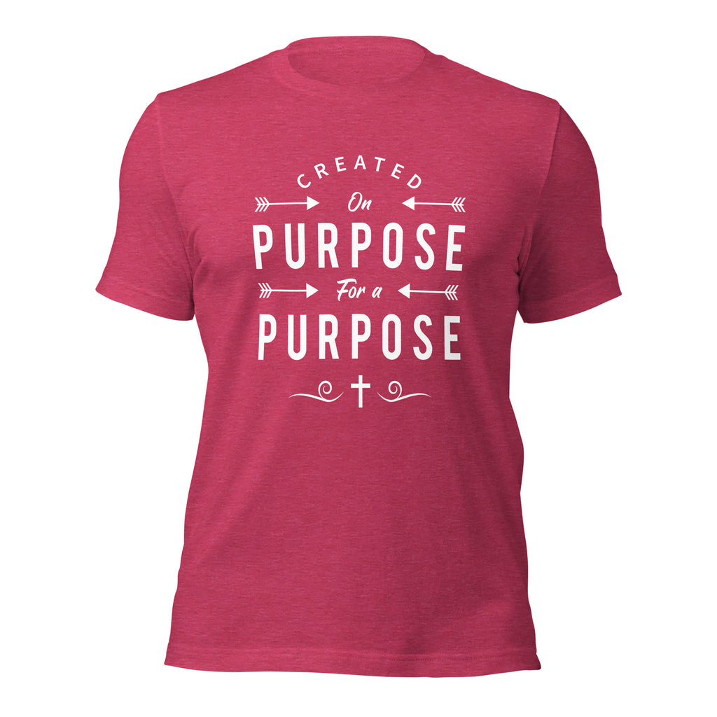 Created On Purpose For A Purpose Ladies Tees