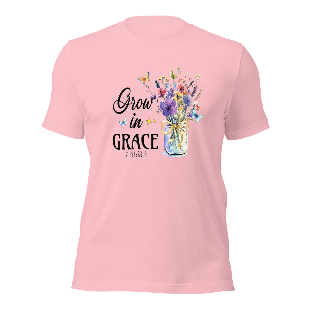 Grow In Grace 2 Peter 3:18 Ladies Tees