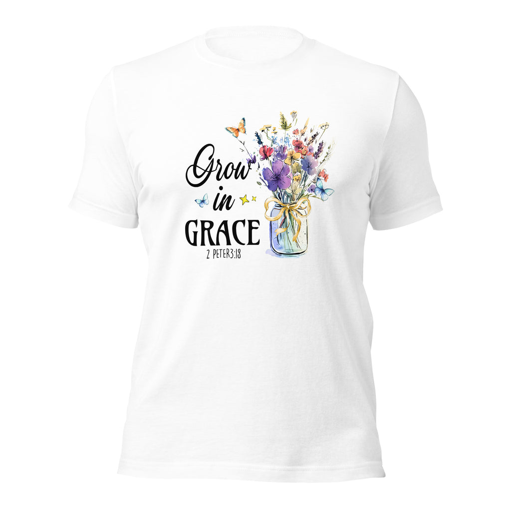 Grow In Grace 2 Peter 3:18 Ladies Tees