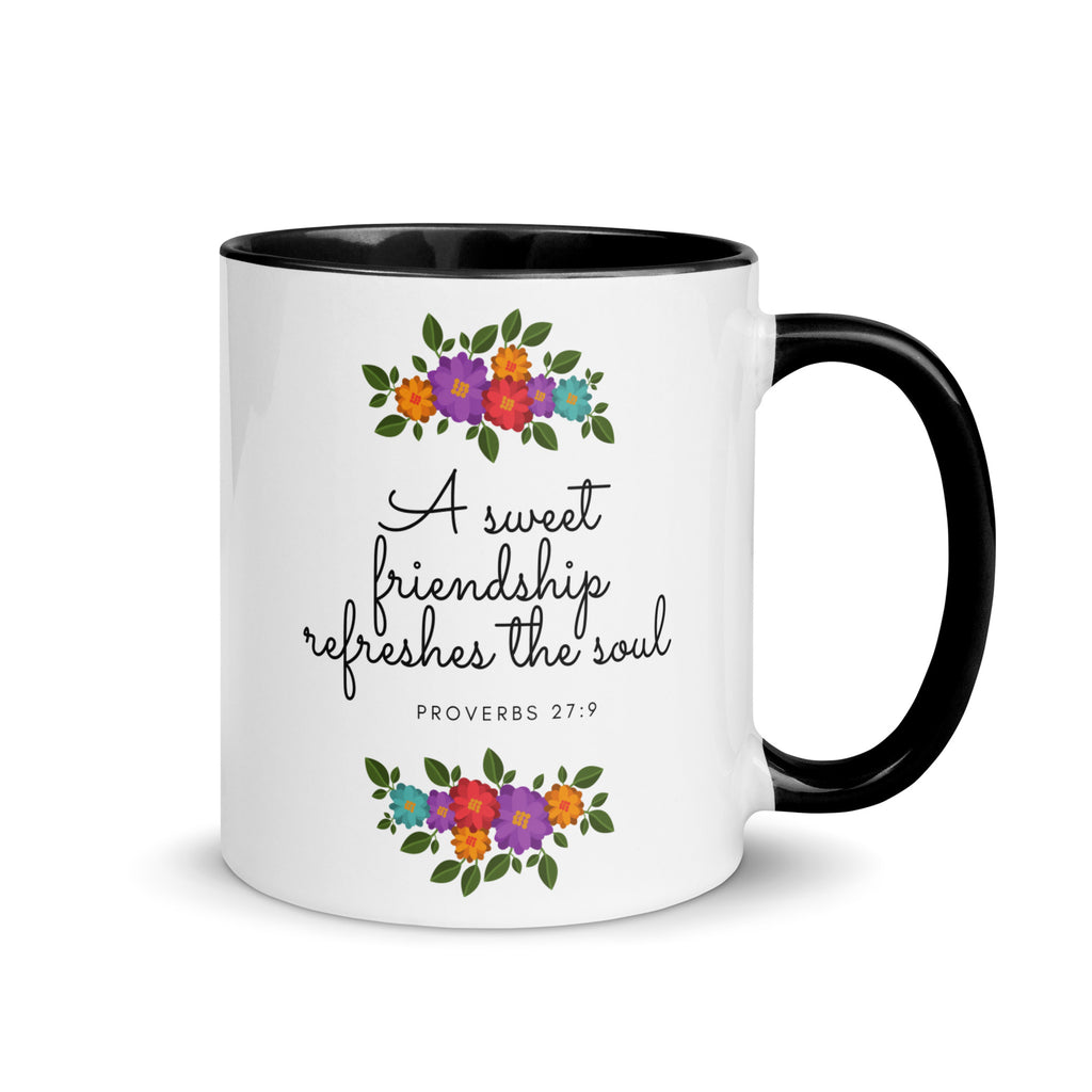 A Sweet Friendship Refreshes The Soul Accent Mug