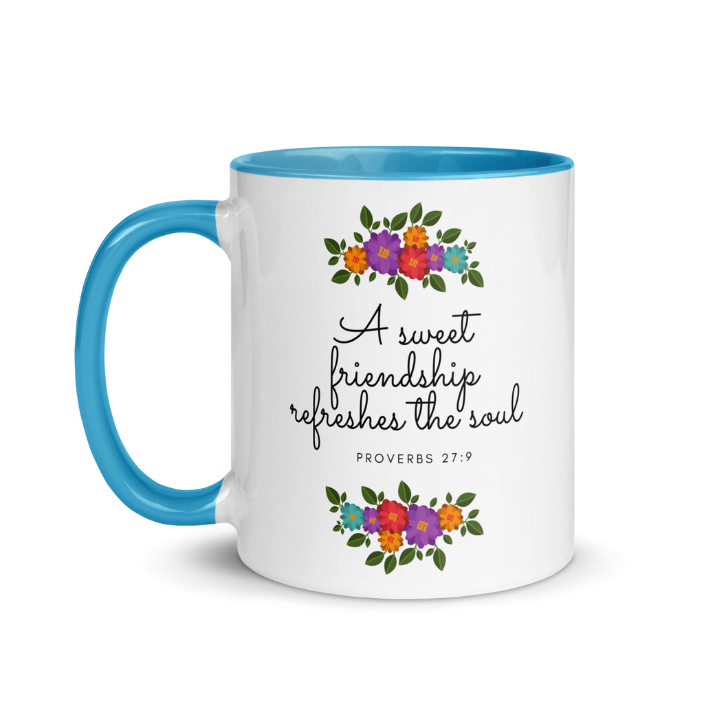 A Sweet Friendship Refreshes The Soul Accent Mug