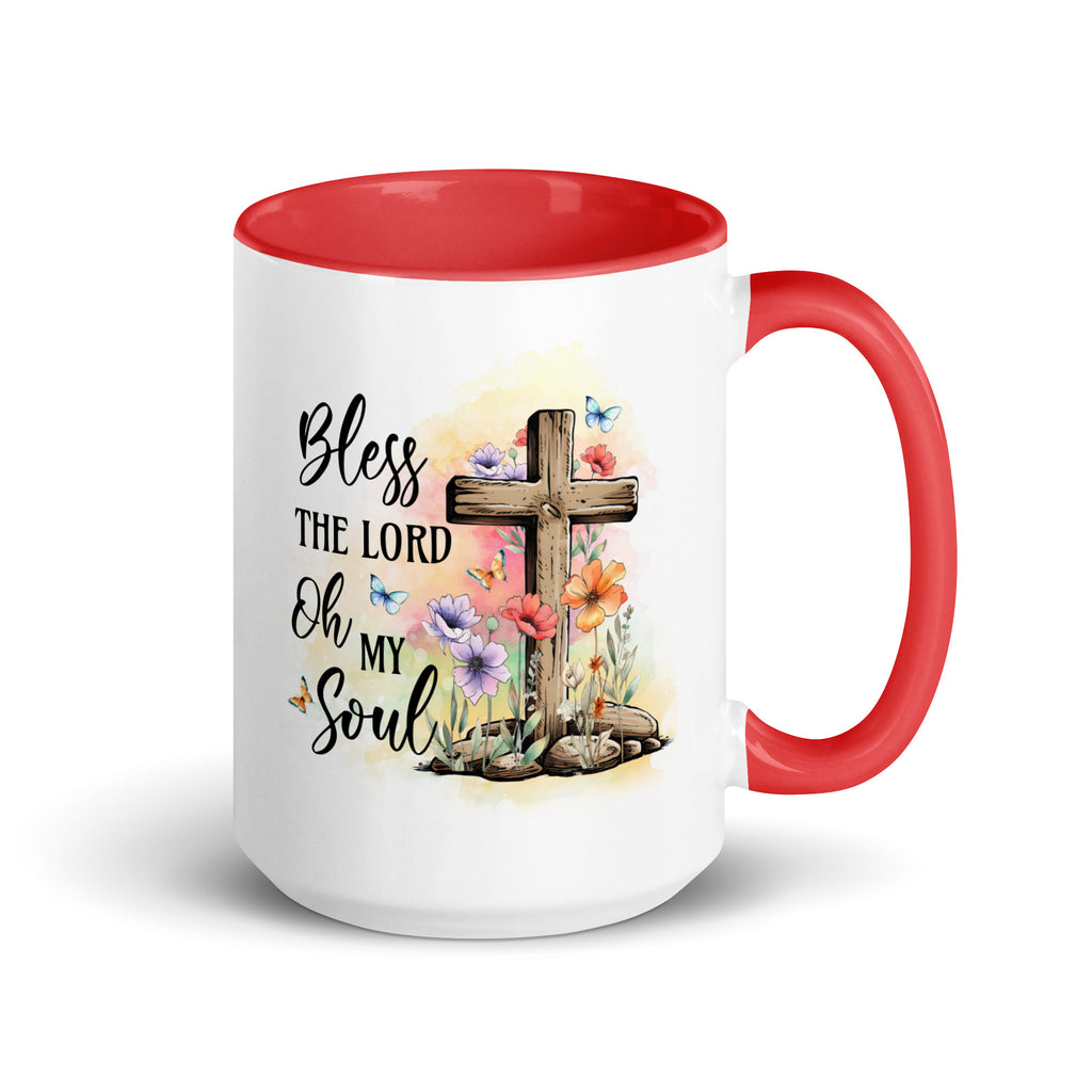 Bless The Lord Oh My Soul Accent Mug