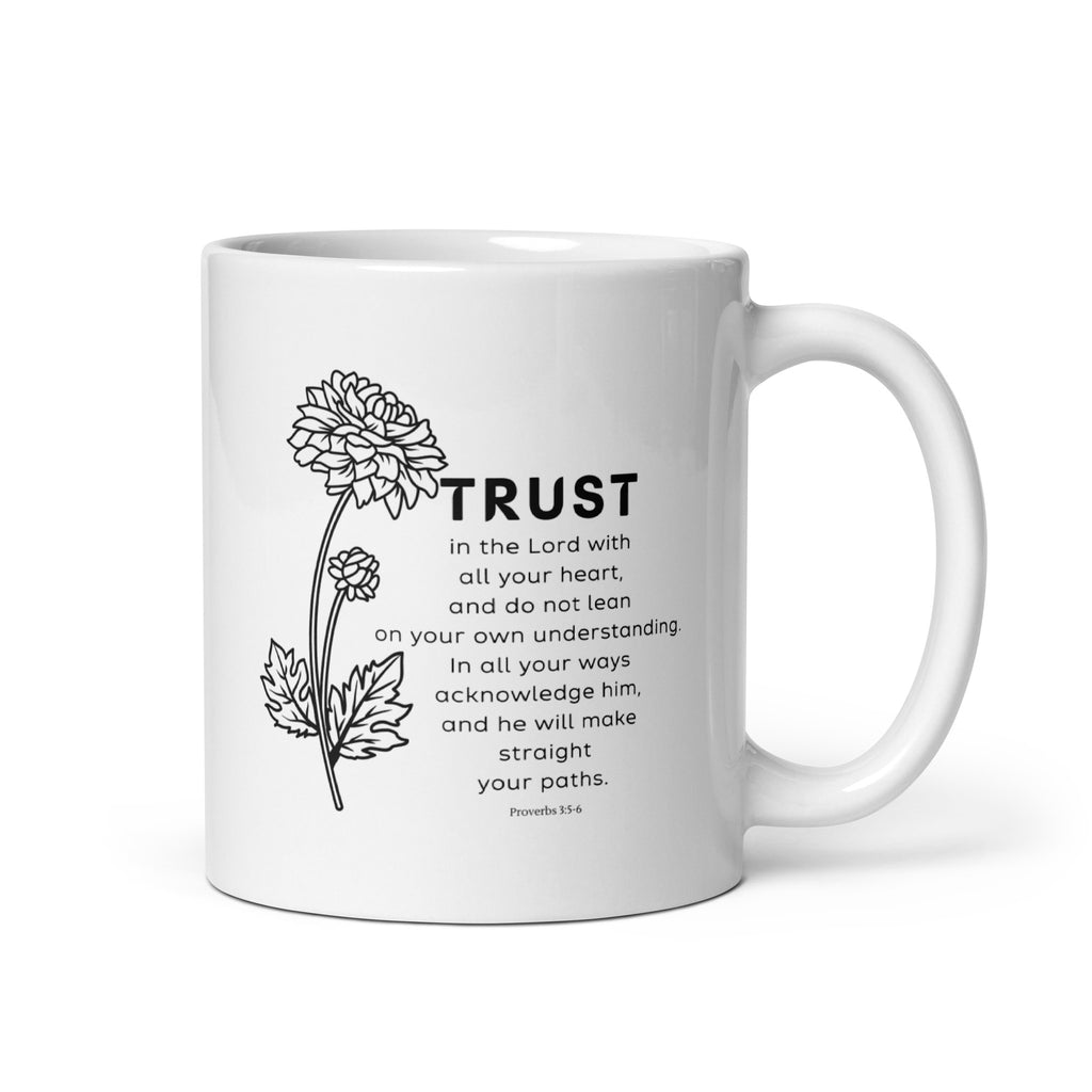 Trust In The Lord With All Your Heart Christian Coffee Mug