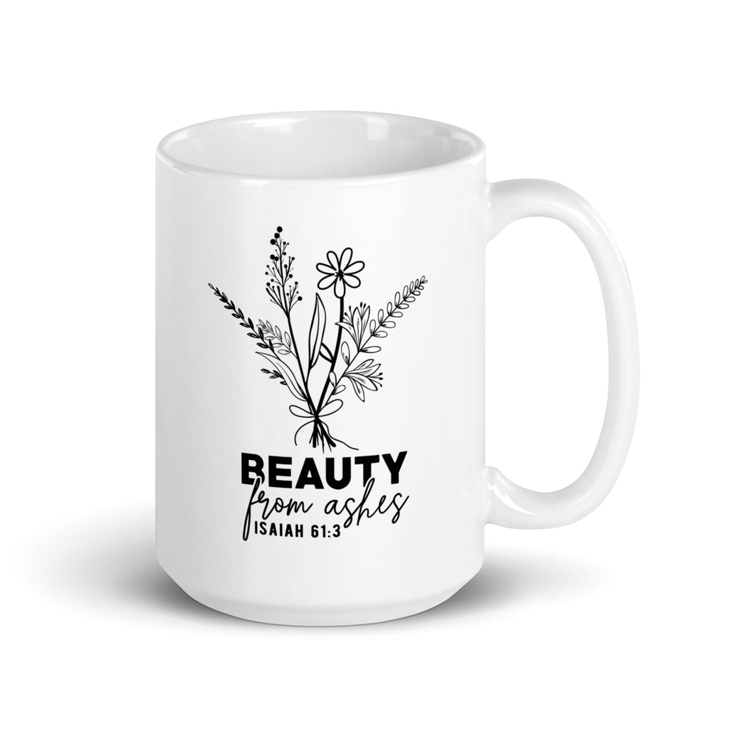 Beauty From Ashes Christian Coffee Mug