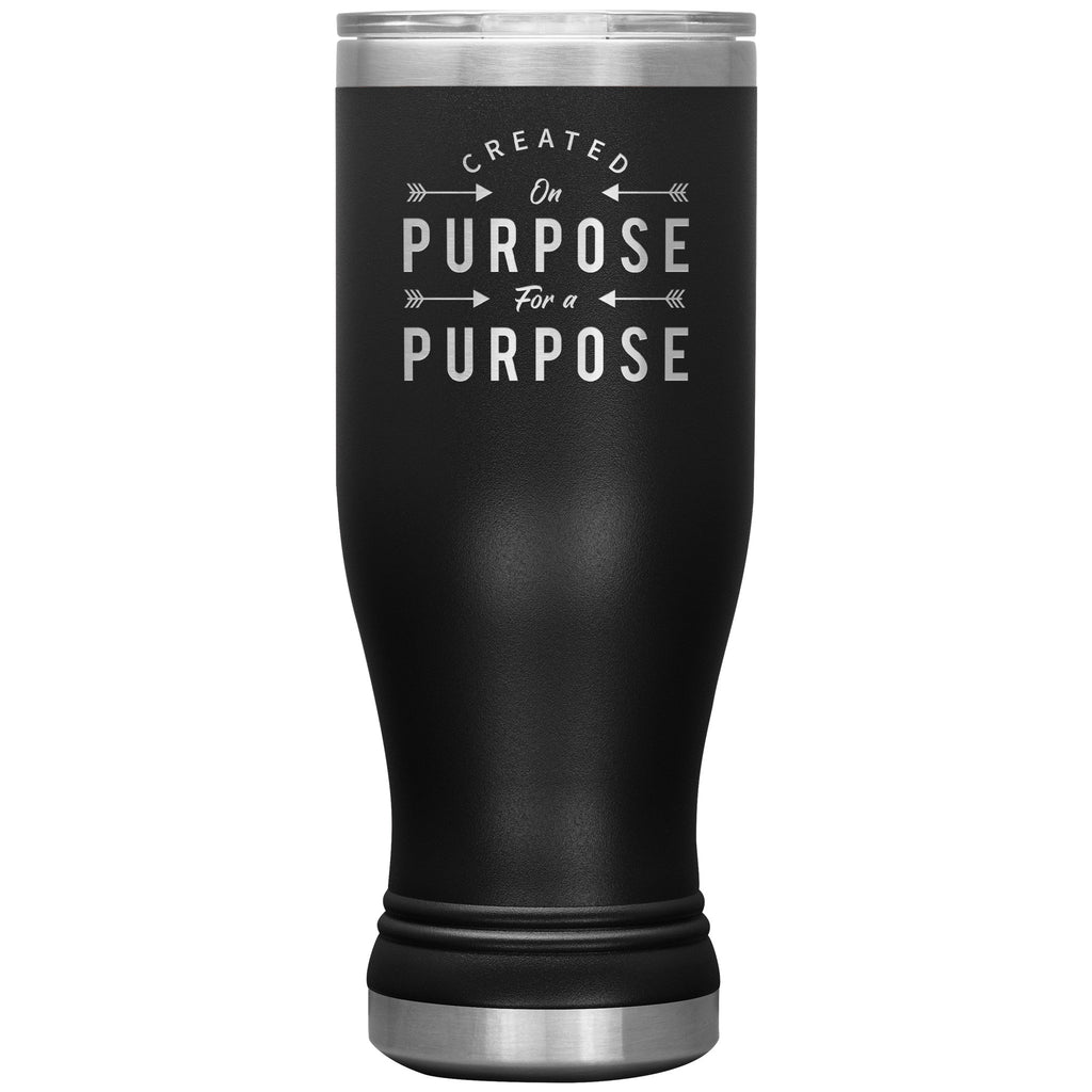 Created On Purpose For A Purpose Premium Christian BOHO Tumblers