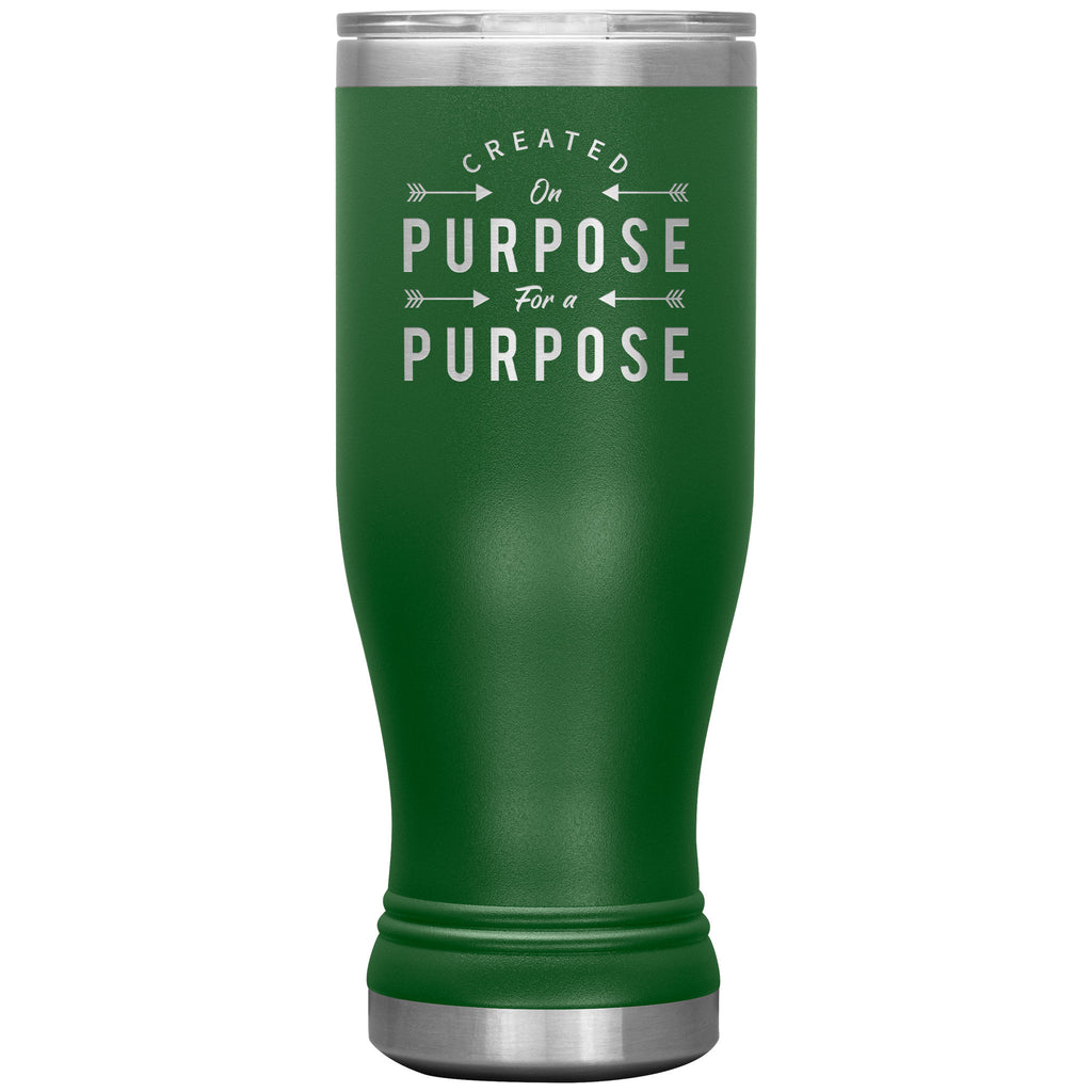 Created On Purpose For A Purpose Premium Christian BOHO Tumblers