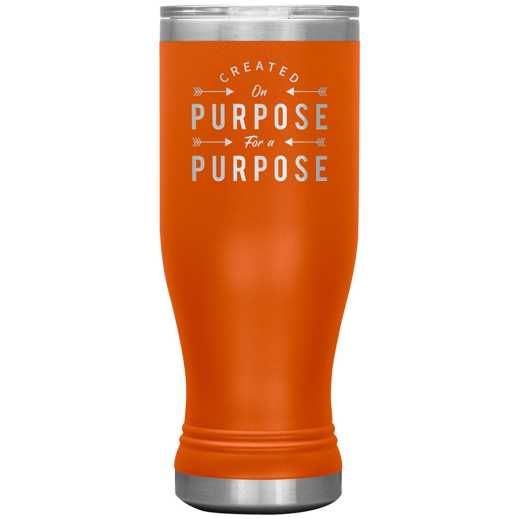 Created On Purpose For A Purpose Premium Christian BOHO Tumblers