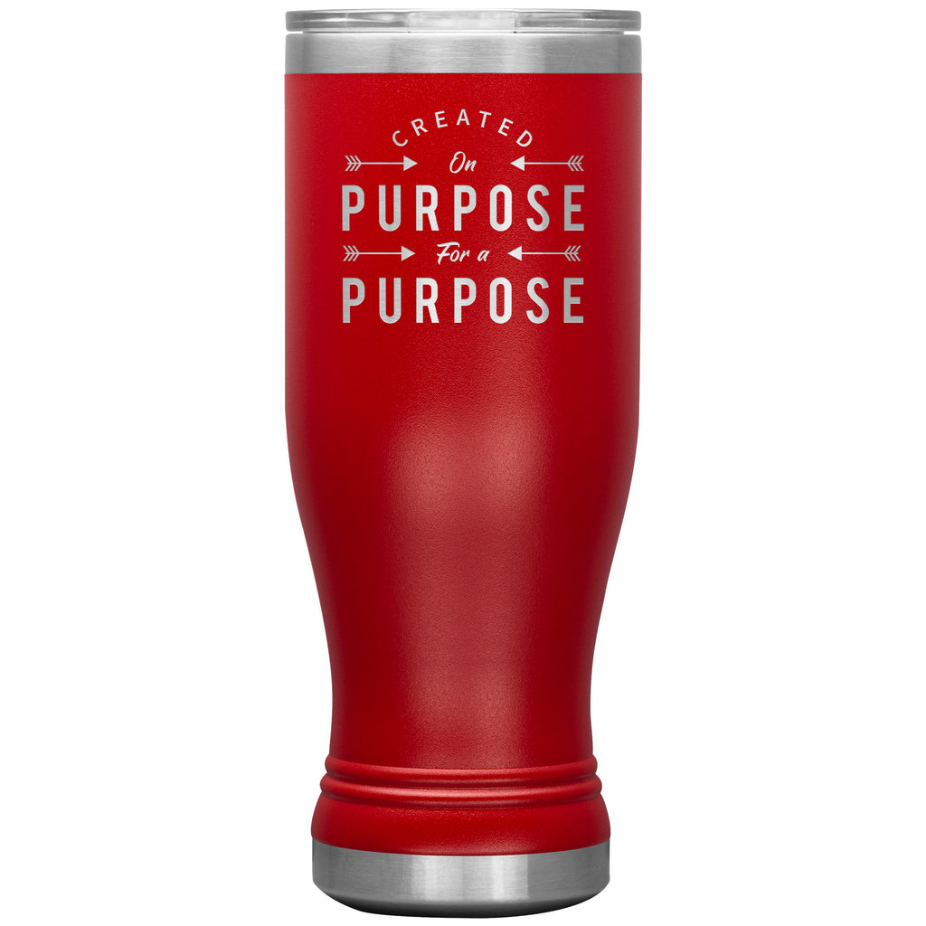 Created On Purpose For A Purpose Premium Christian BOHO Tumblers