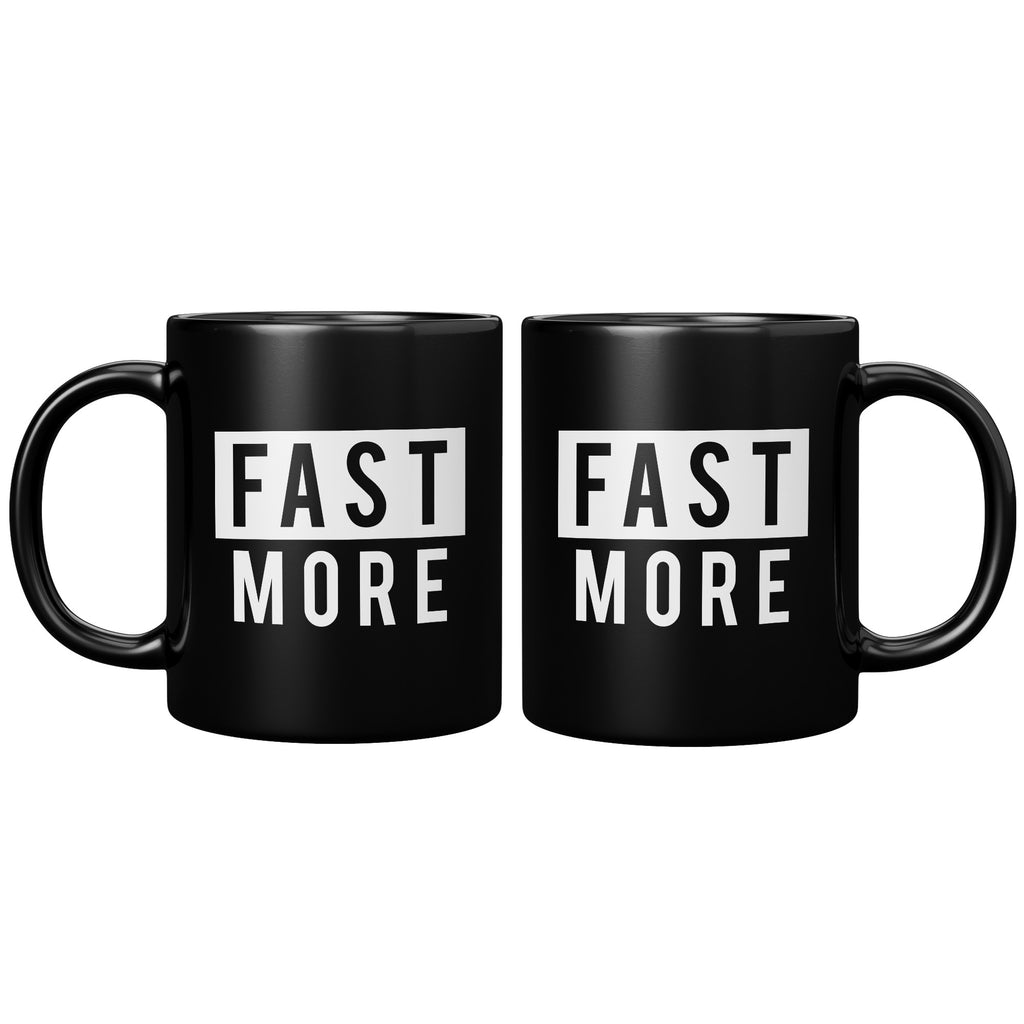 Fast More Premium Black Coffee Mug