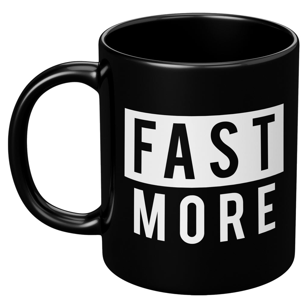 Fast More Premium Black Coffee Mug