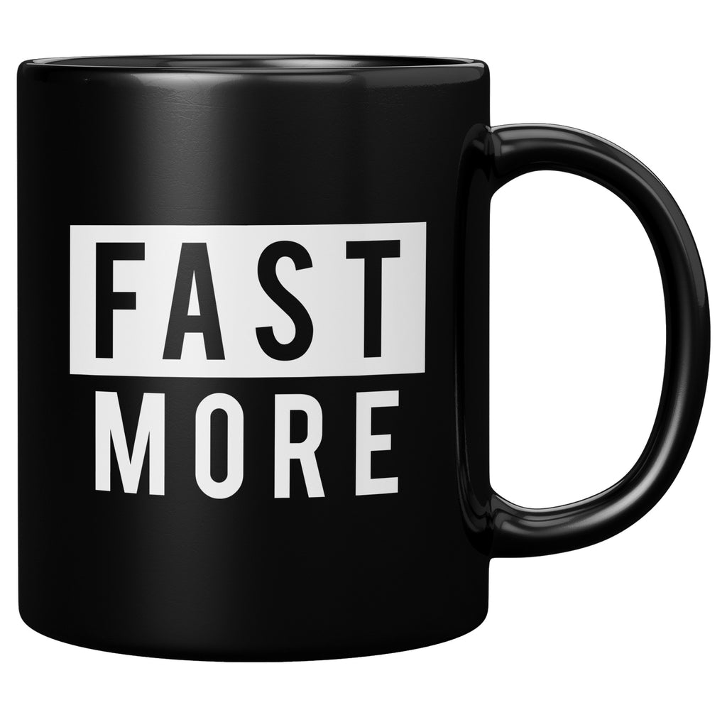 Fast More Premium Black Coffee Mug