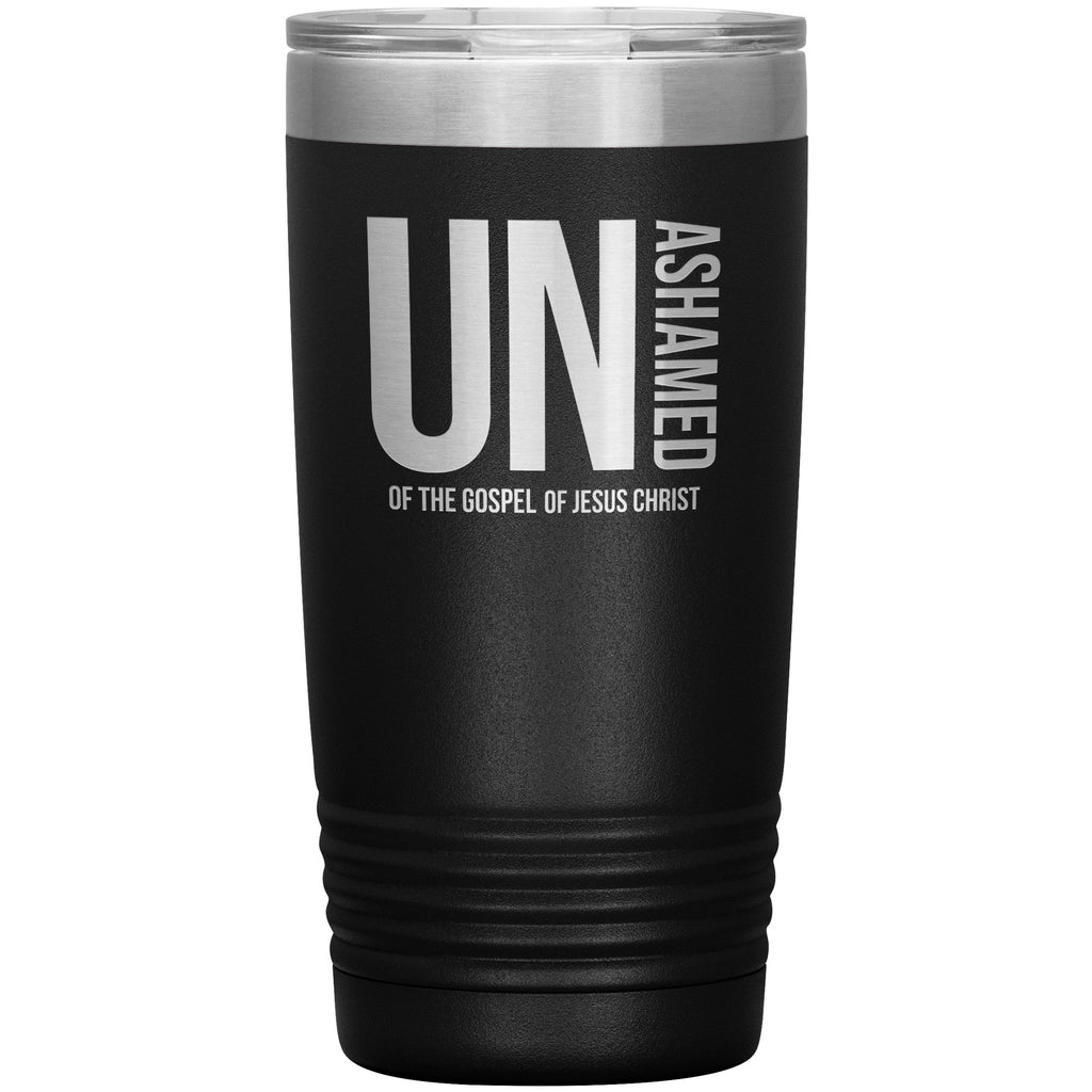 Unashamed Of The Gospel Of Jesus Christ Premium Christian Tumbler