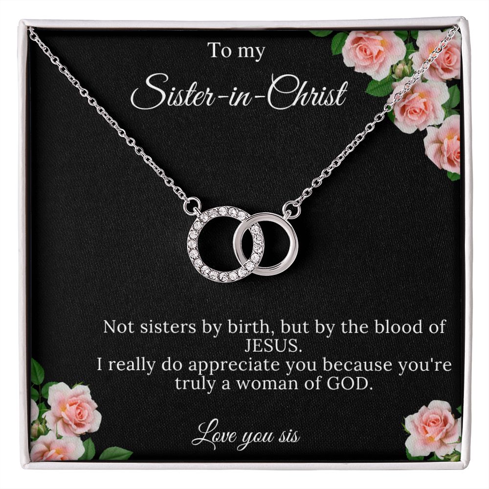 Sisters in Christ Christian Gifts for Religious Friends Perfect Pair Necklace