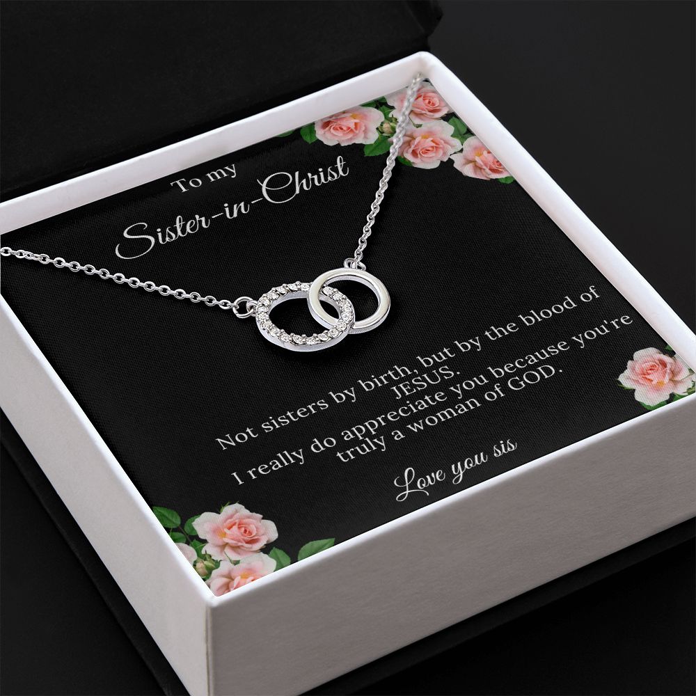 Sisters in Christ Christian Gifts for Religious Friends Perfect Pair Necklace
