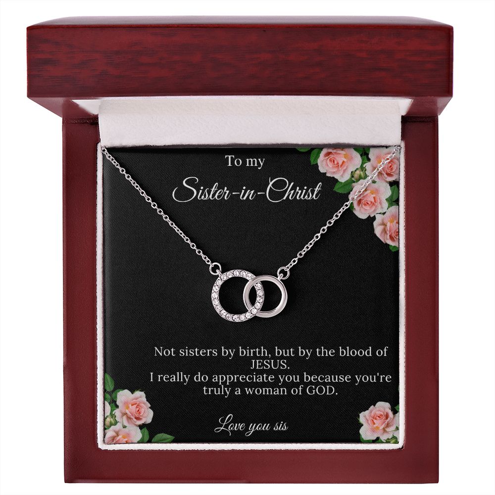 Sisters in Christ Christian Gifts for Religious Friends Perfect Pair Necklace