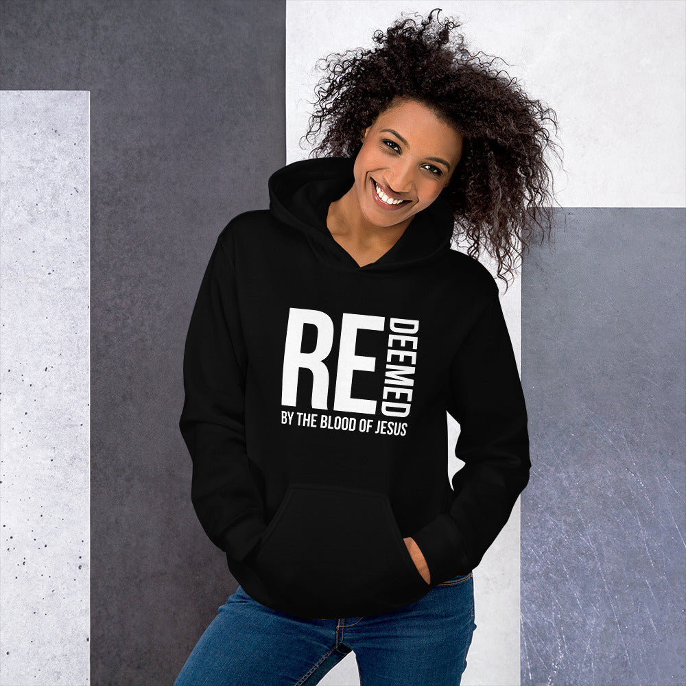 Redeemed By The Blood Of Jesus Christian Unisex Hoodie Christian