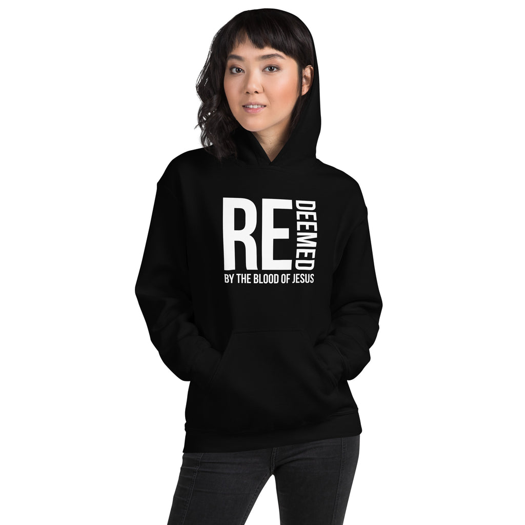 Redeemed By The Blood Of Jesus Christian Unisex Hoodie Christian Apparel